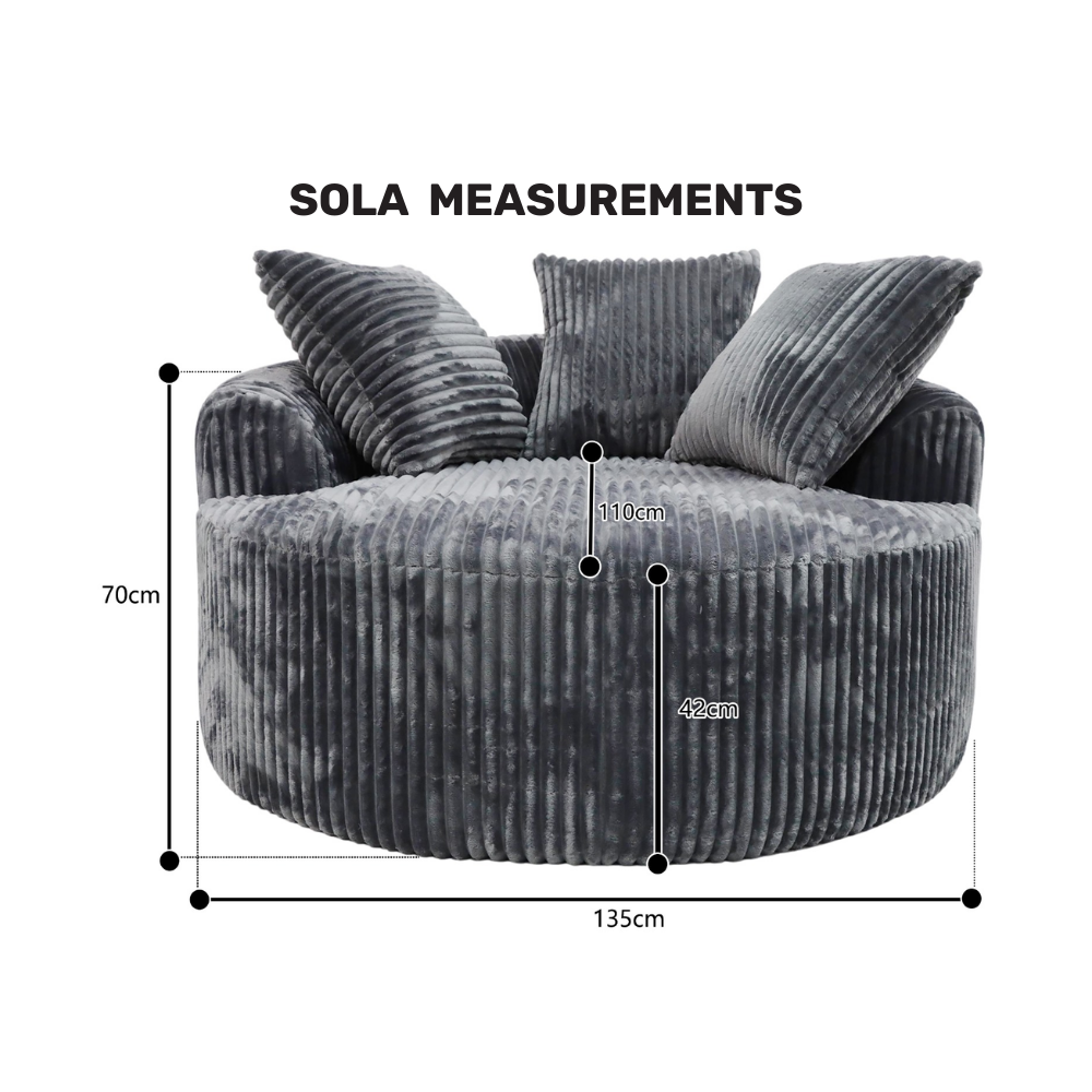 Sola Premium Round Sofa