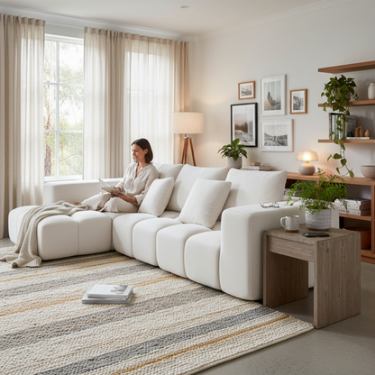 Aria L-Shape Premium Modular Sofa