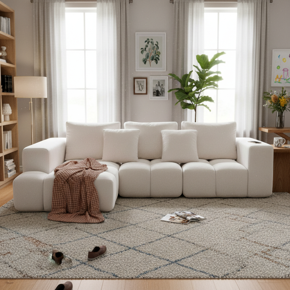 Aria L-Shape Premium Modular Sofa