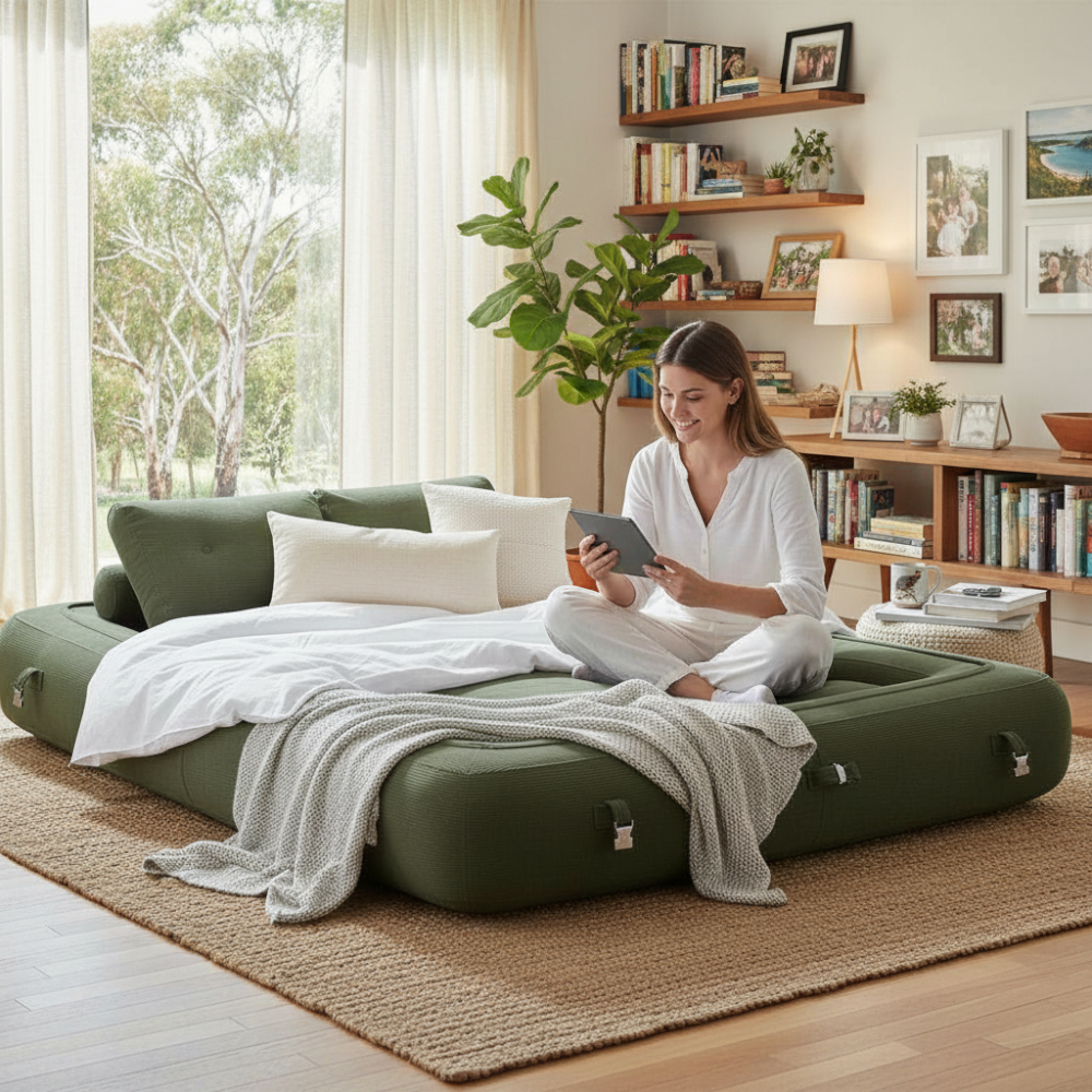 Piero Premium Convertible Sofa Bed