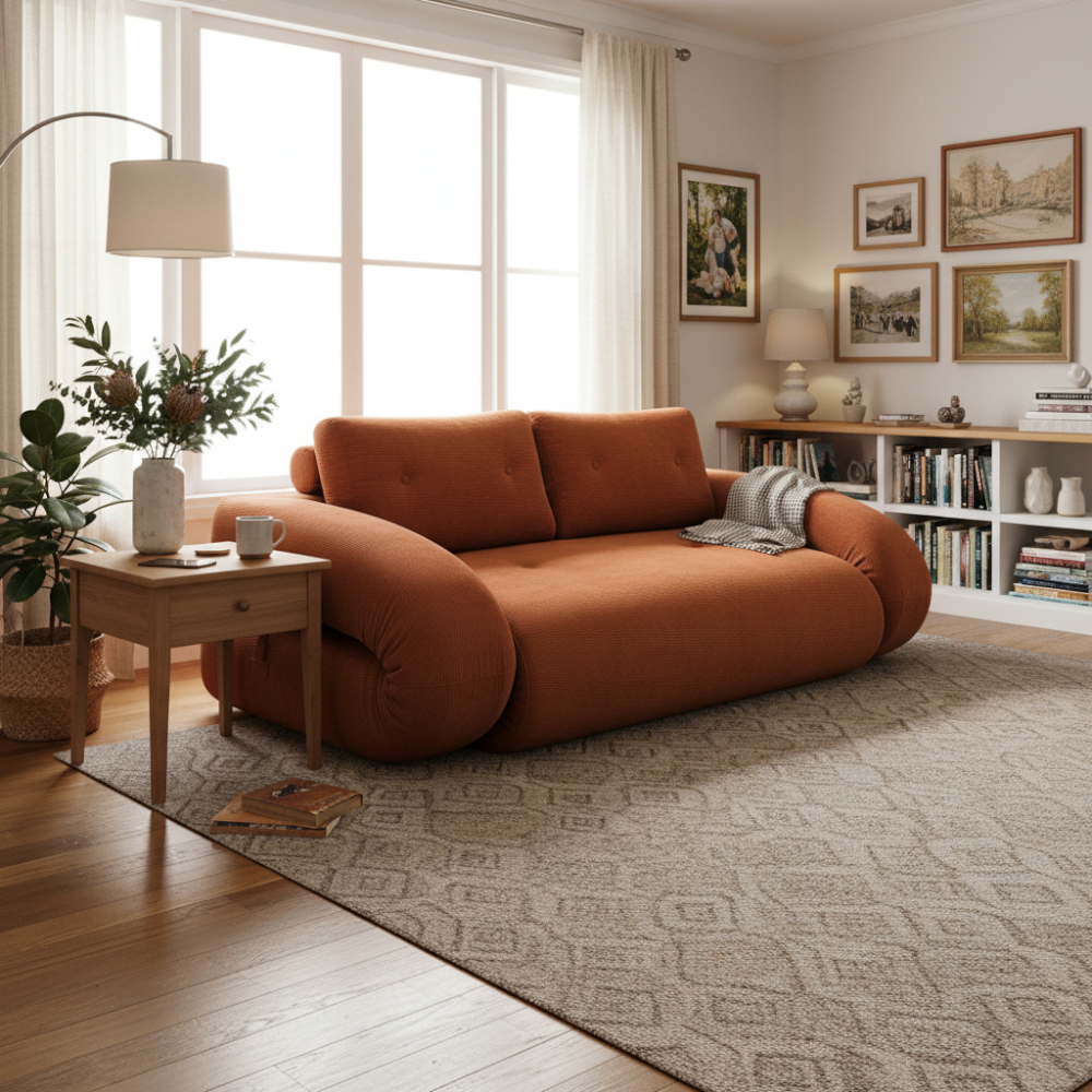 Piero Premium Convertible Sofa Bed