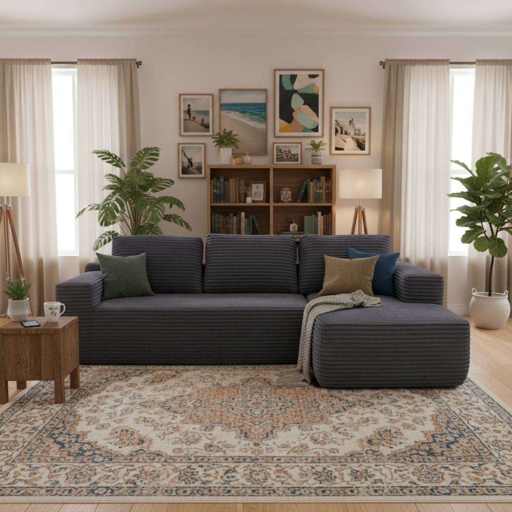 Roma Premium L-Shape Modular Sofa