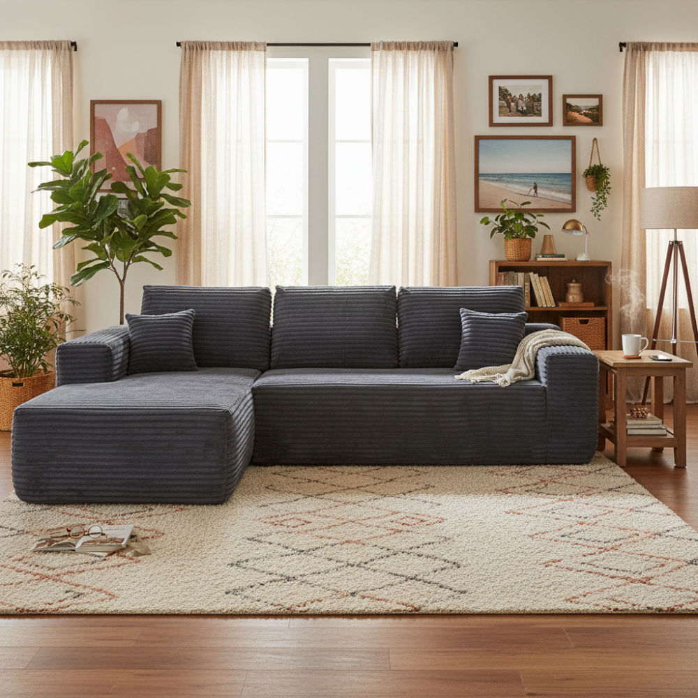 Roma Premium L-Shape Modular Sofa