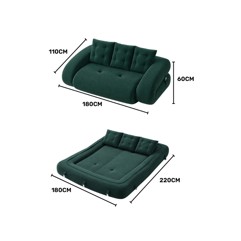 Piero Premium Convertible Sofa Bed